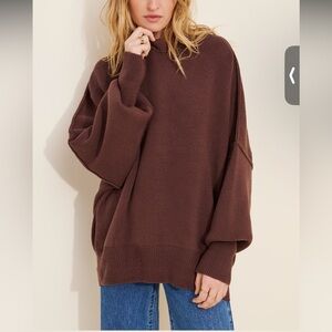 Free People Easy Street Oversized Cozy Sweater